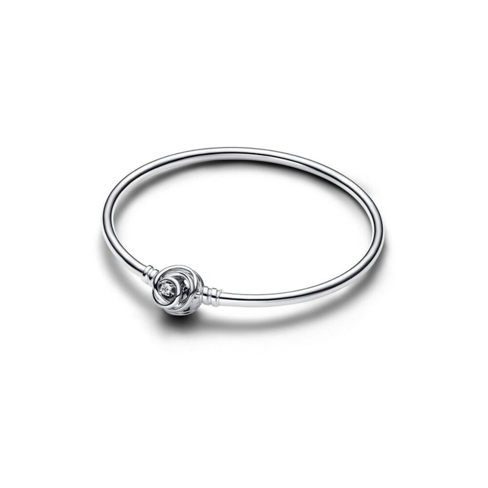 Pandora Moments Silver Bangle Bracelet